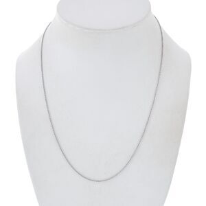 Vintage Sterling Silver 925 1.1mm Cable Chain Necklace 18"